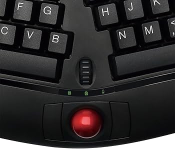 Amazon.co.jp: Wireless Trackball Keyboard : Computers